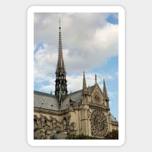 Notre Dame de Paris - 3 - A Side View © Sticker